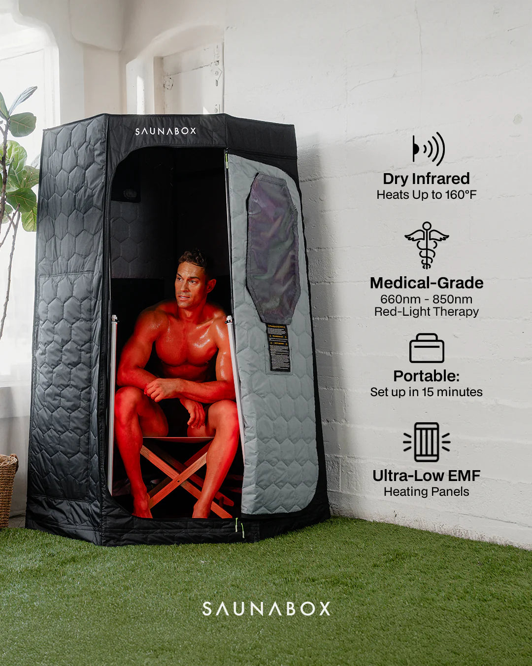 ® Pulse PRO: Infrared Sauna with Red-Light Therapy