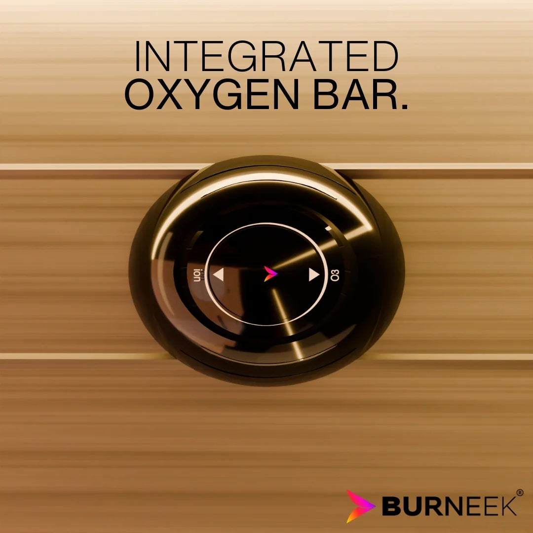 Burneek® Onyxeek: 3-Person Full-Spectrum Quartz Infrared Sauna