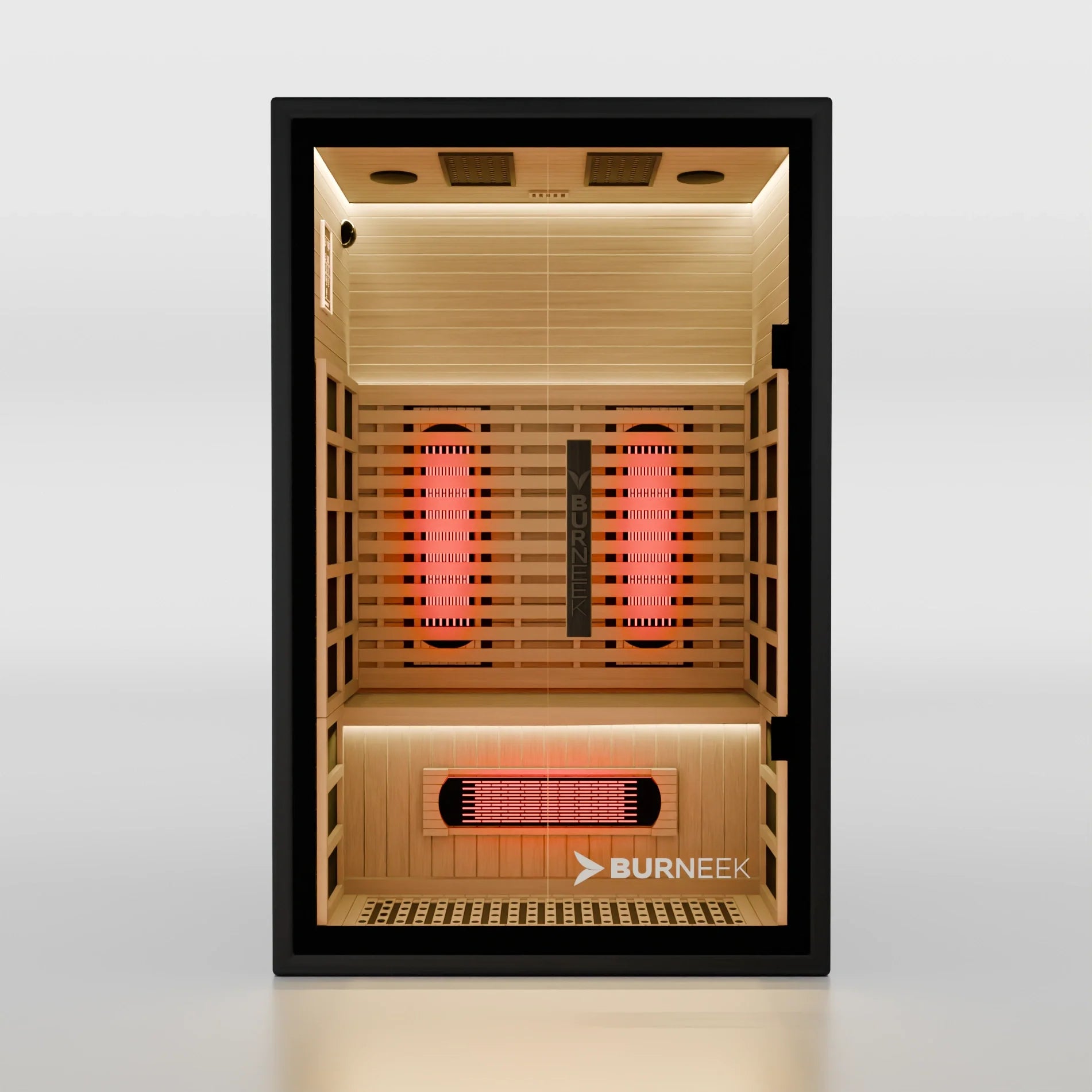 Burneek® Onyxeek: 2-Person Full-Spectrum Quartz Infrared Sauna