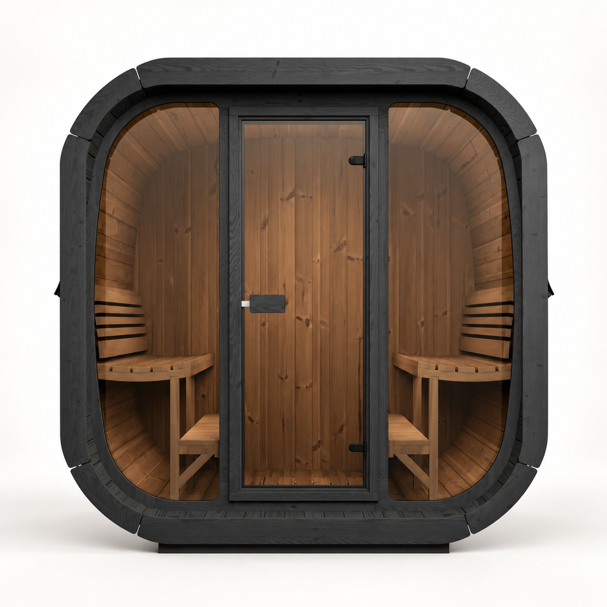 CL7G 6-Person Outdoor Traditional Cube Sauna