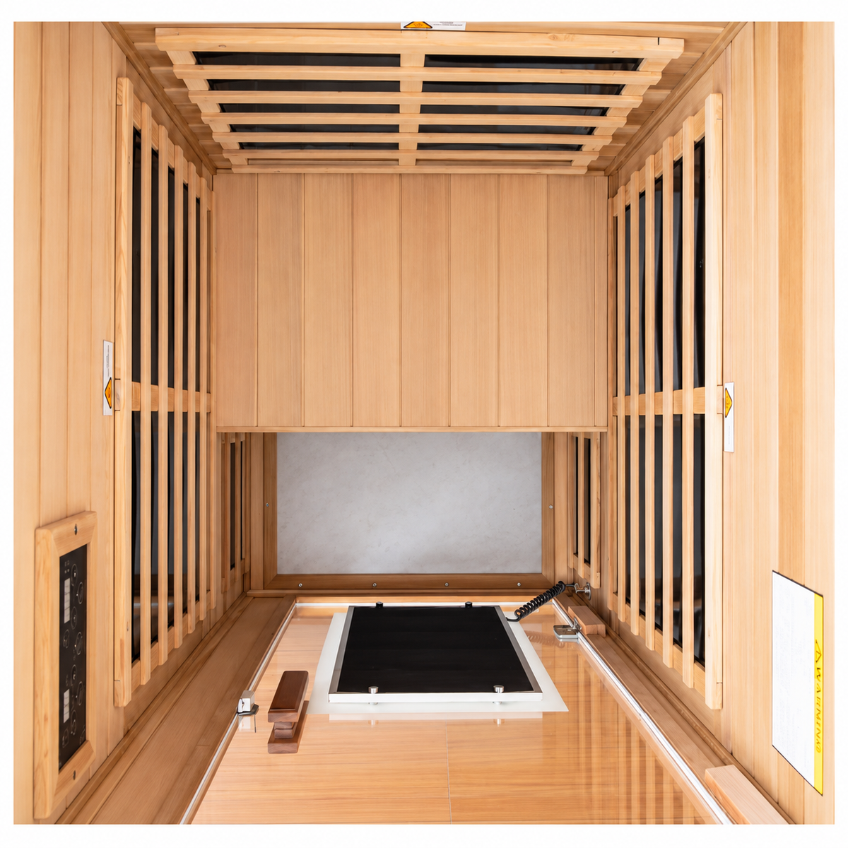 1 Person Indoor FAR Infrared Sauna, Canadian Hemlock, 7 Heaters, ETL & cETL Listed, 120V, 1700W