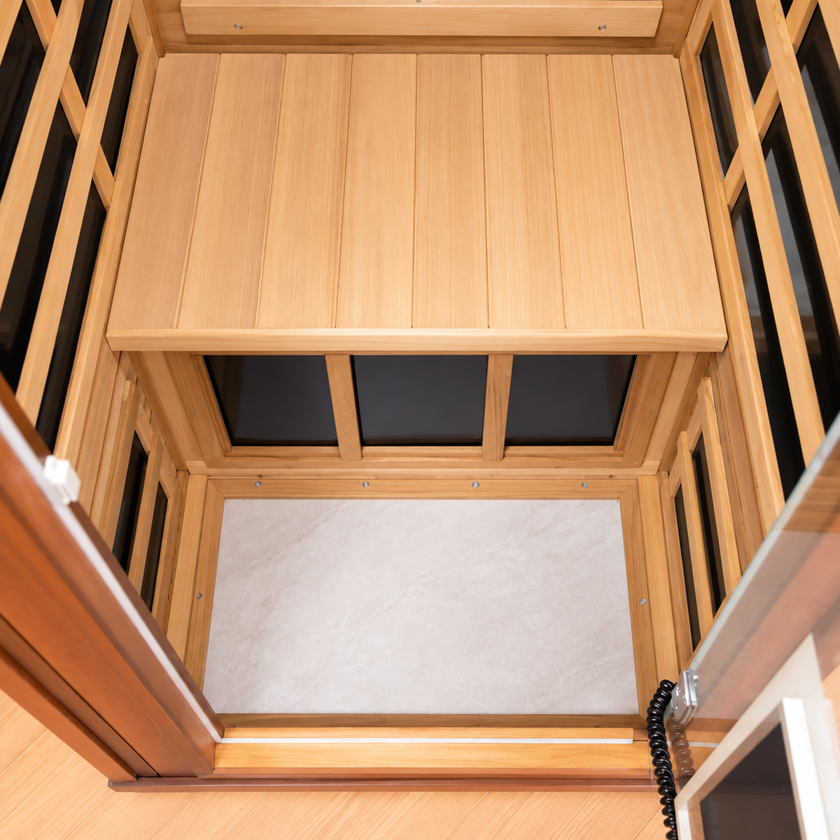 1 Person Indoor FAR Infrared Sauna, Canadian Hemlock, 7 Heaters, ETL & cETL Listed, 120V, 1700W