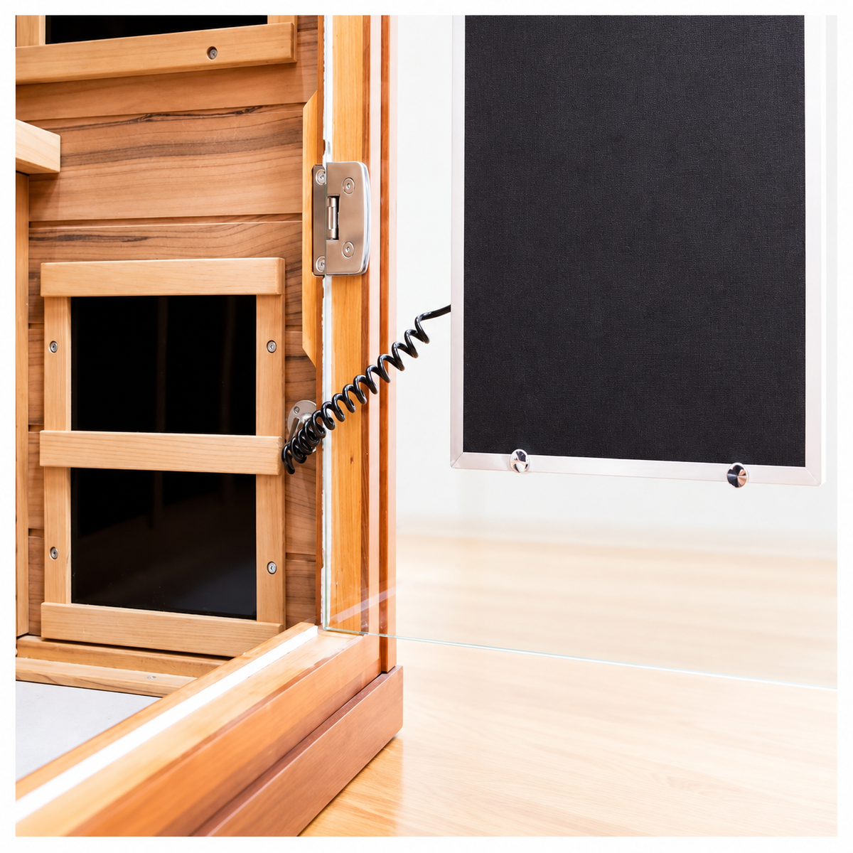 1 Person Indoor FAR Infrared Sauna, Canadian Hemlock, 7 Heaters, ETL & cETL Listed, 120V, 1700W