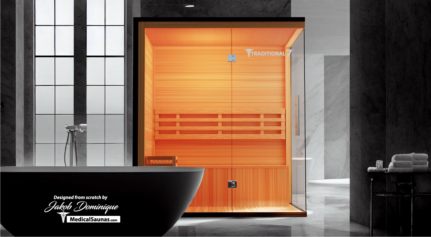 Medical Saunas Traditional 7 — 3–4 Person Steam Sauna