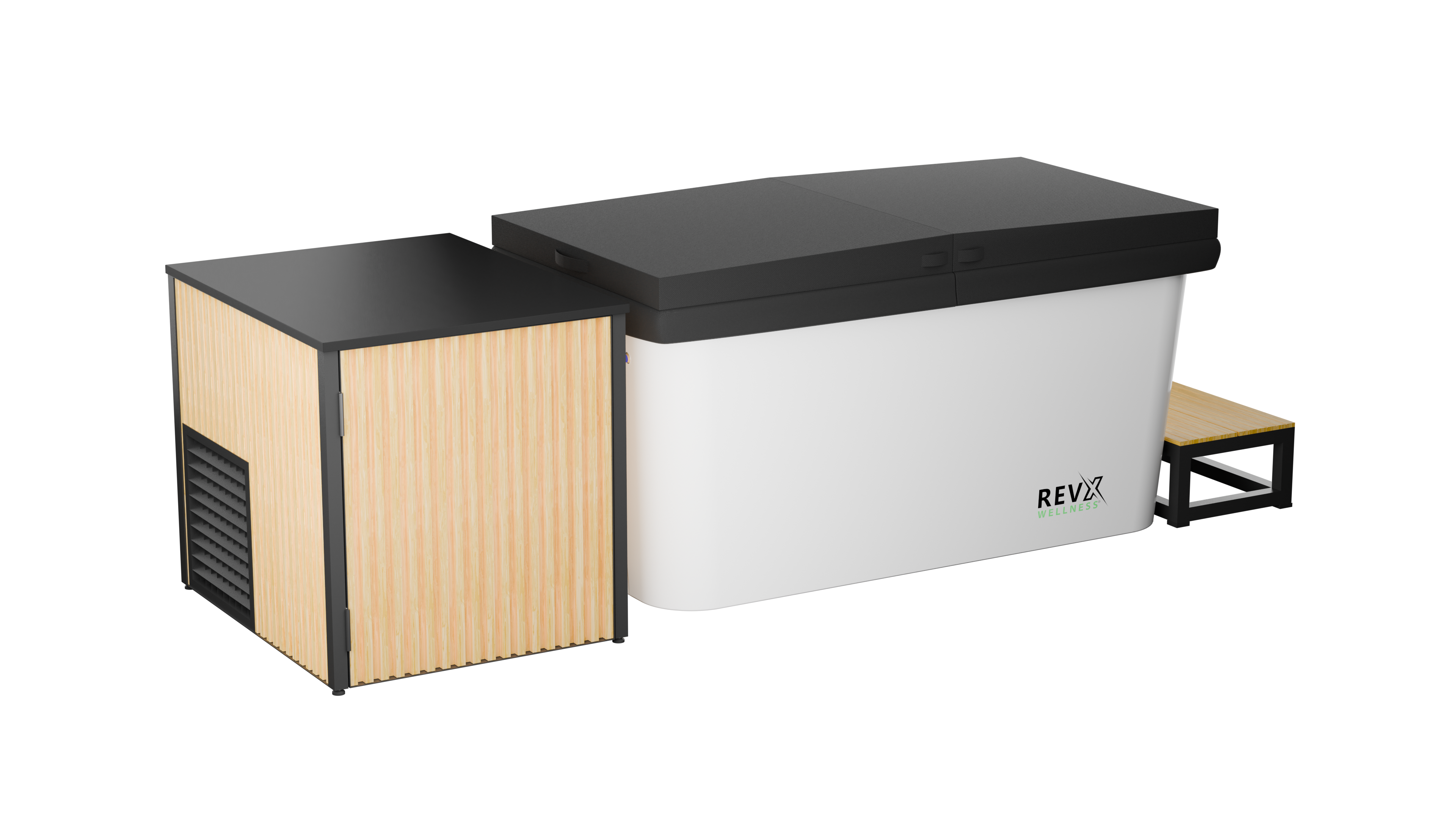 RevX X Tub — Acrylic Cold Plunge with LUX Chiller