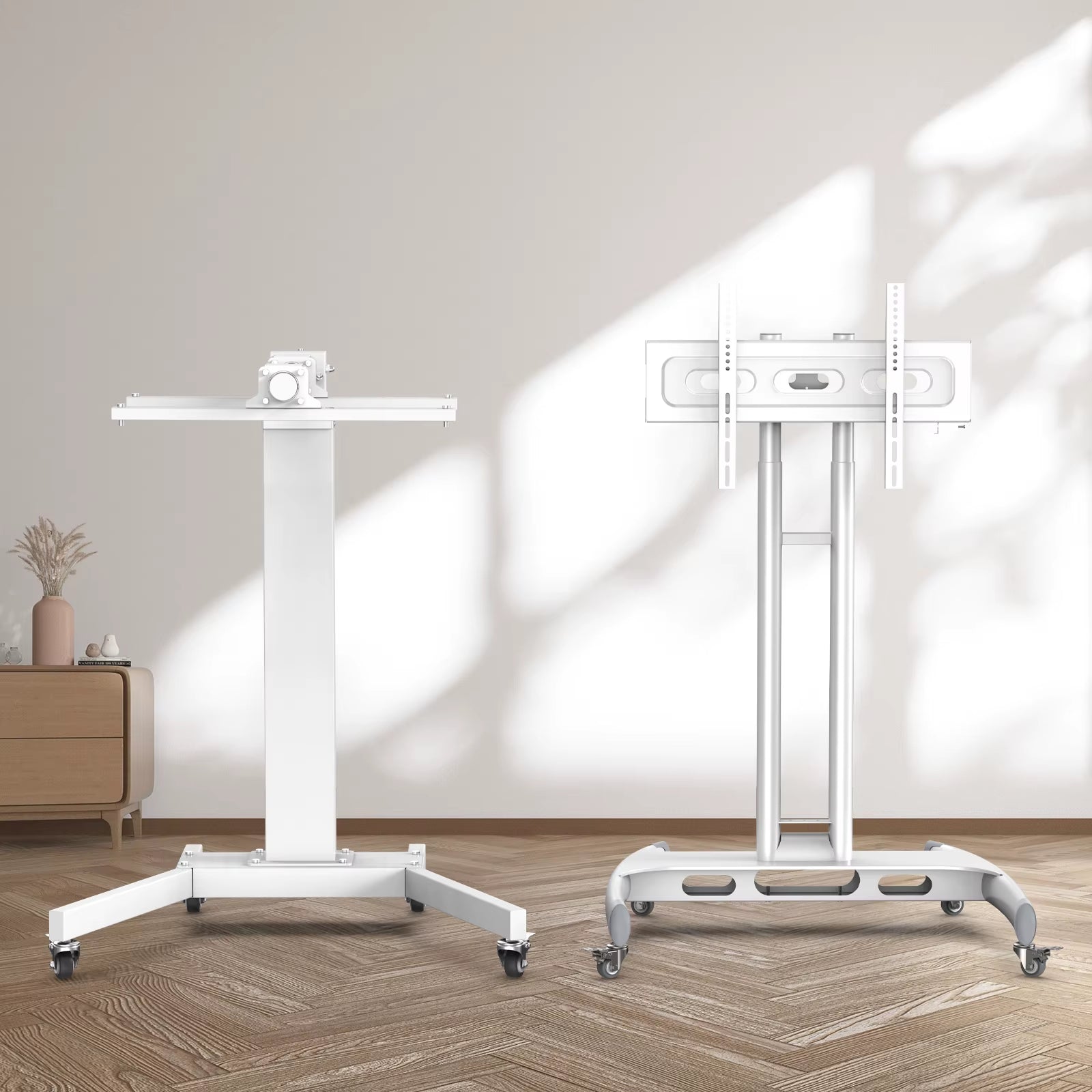 Bonliter Full Body Led Red Light Panel Stand up Vertical Horizontal Red Light Therapy Stand Adjustable Height Mobile Floor Stand