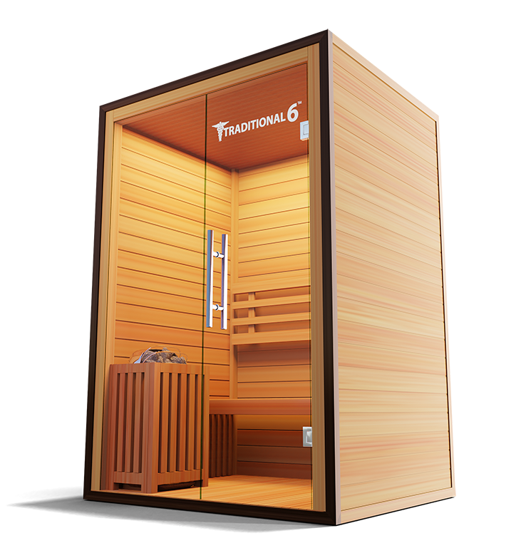 Medical Saunas Traditional 6 — 3-Person Steam Sauna