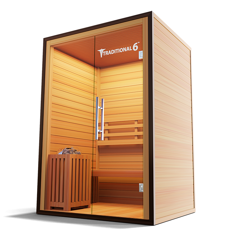 Medical Saunas Traditional 6 — 3-Person Steam Sauna