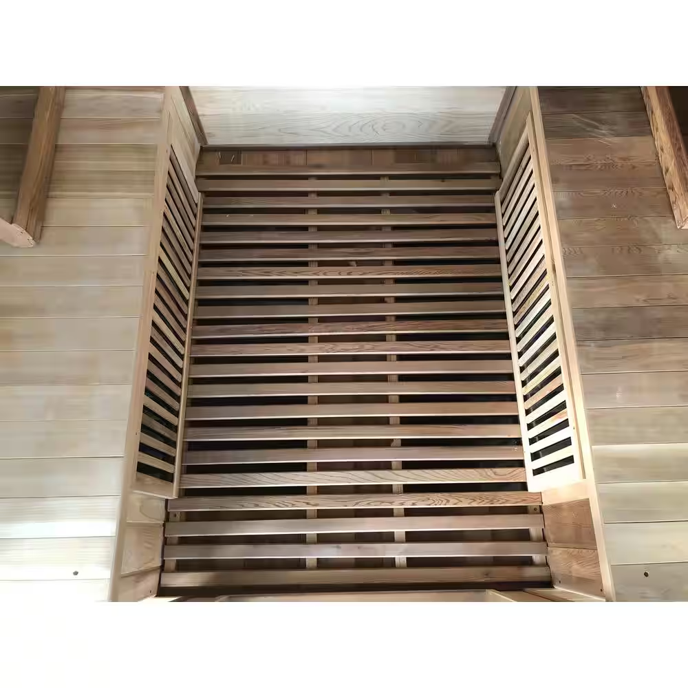 4-Person Cedar Wood Indoor Infrared Sauna — 10 Carbon FAR Infrared Heaters, CSA Certified, ETL Listed
