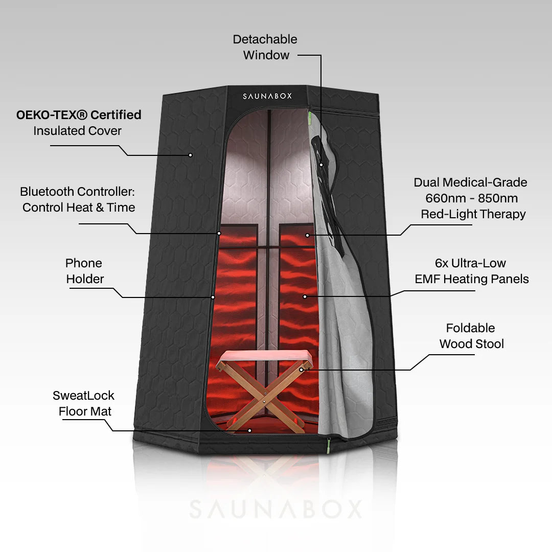 ® Pulse PRO: Infrared Sauna with Red-Light Therapy