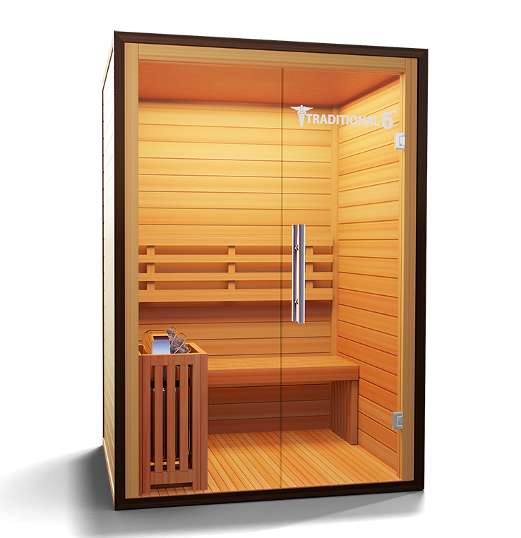 Medical Saunas Traditional 6 — 3-Person Steam Sauna