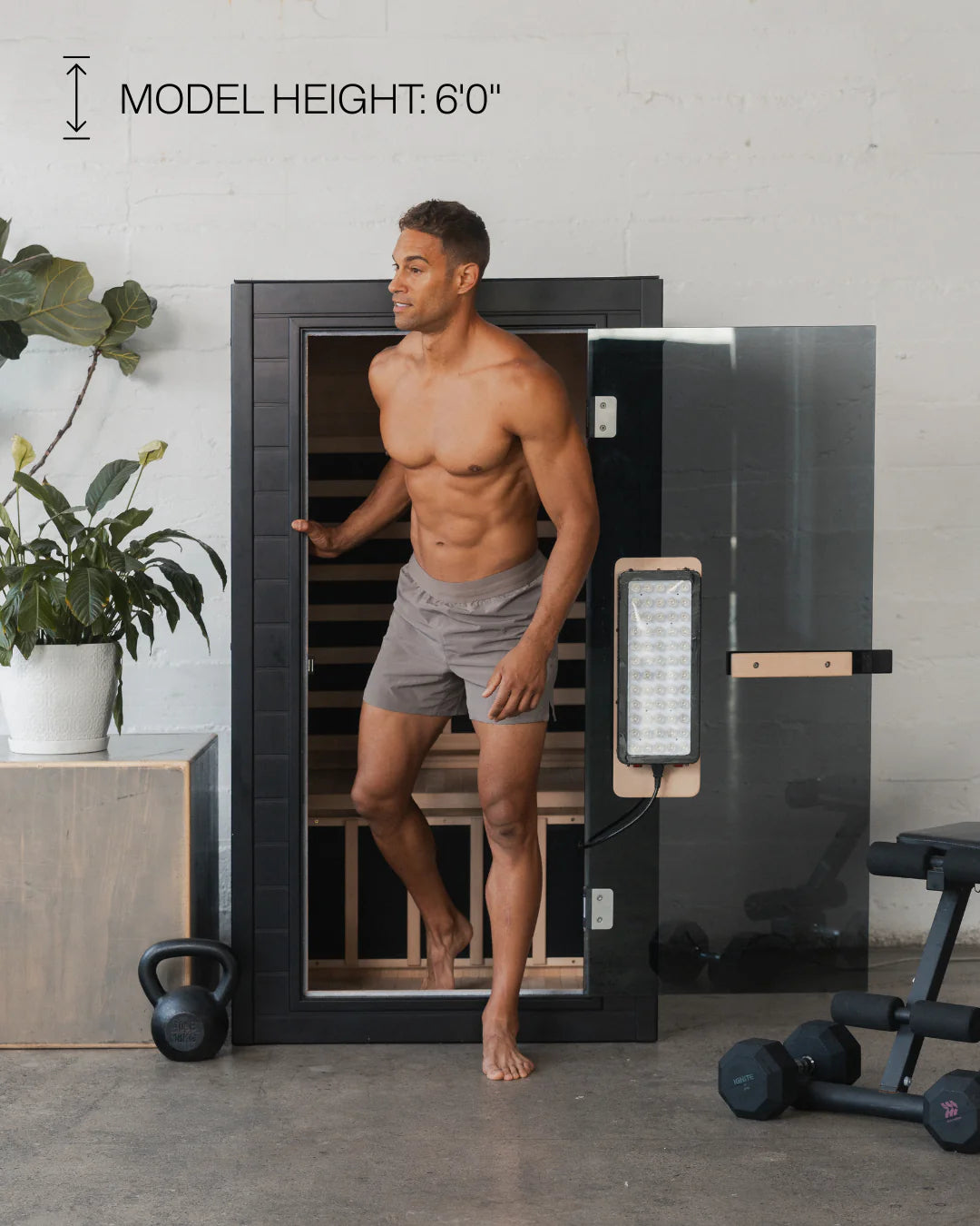 ® Solara: 1-Person Full Spectrum Infrared Sauna