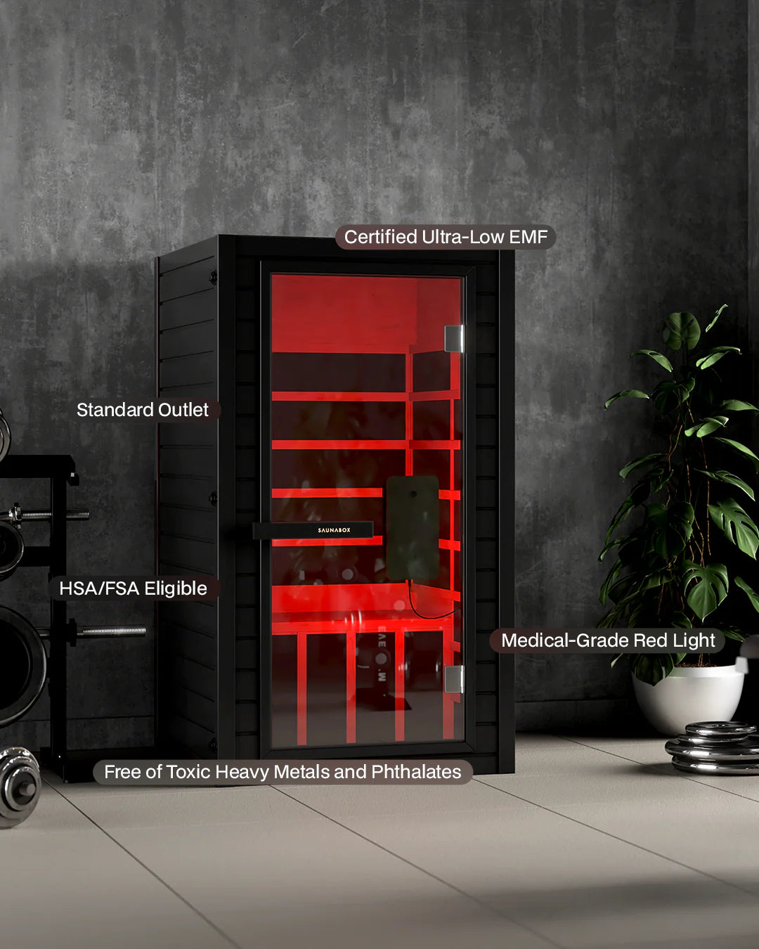 ® Solara: 1-Person Full Spectrum Infrared Sauna