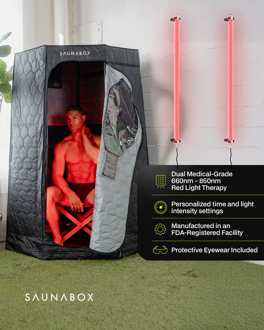 ® Pulse PRO: Infrared Sauna with Red-Light Therapy