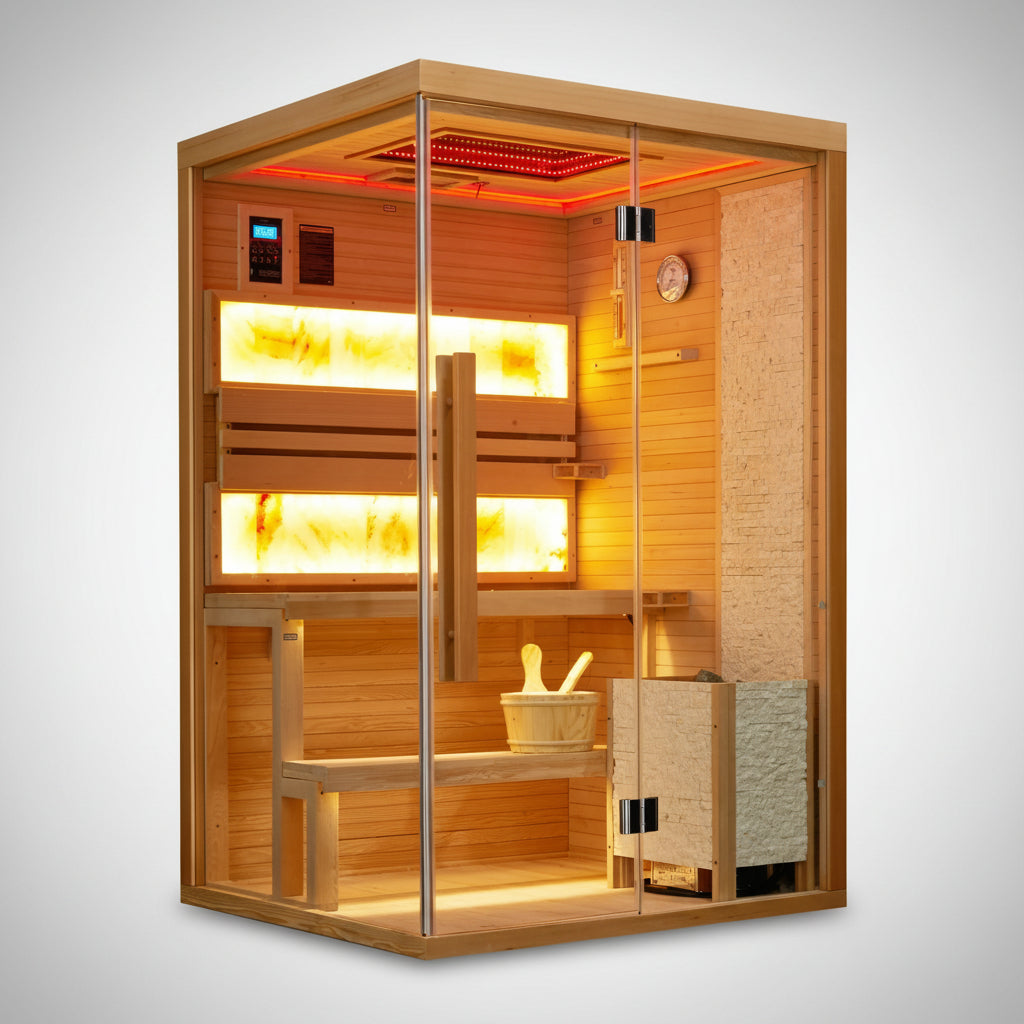 2-4 Person Steam Sauna, Traditional Sauna for Home, Home Spa Sauna, Indoor Sauna