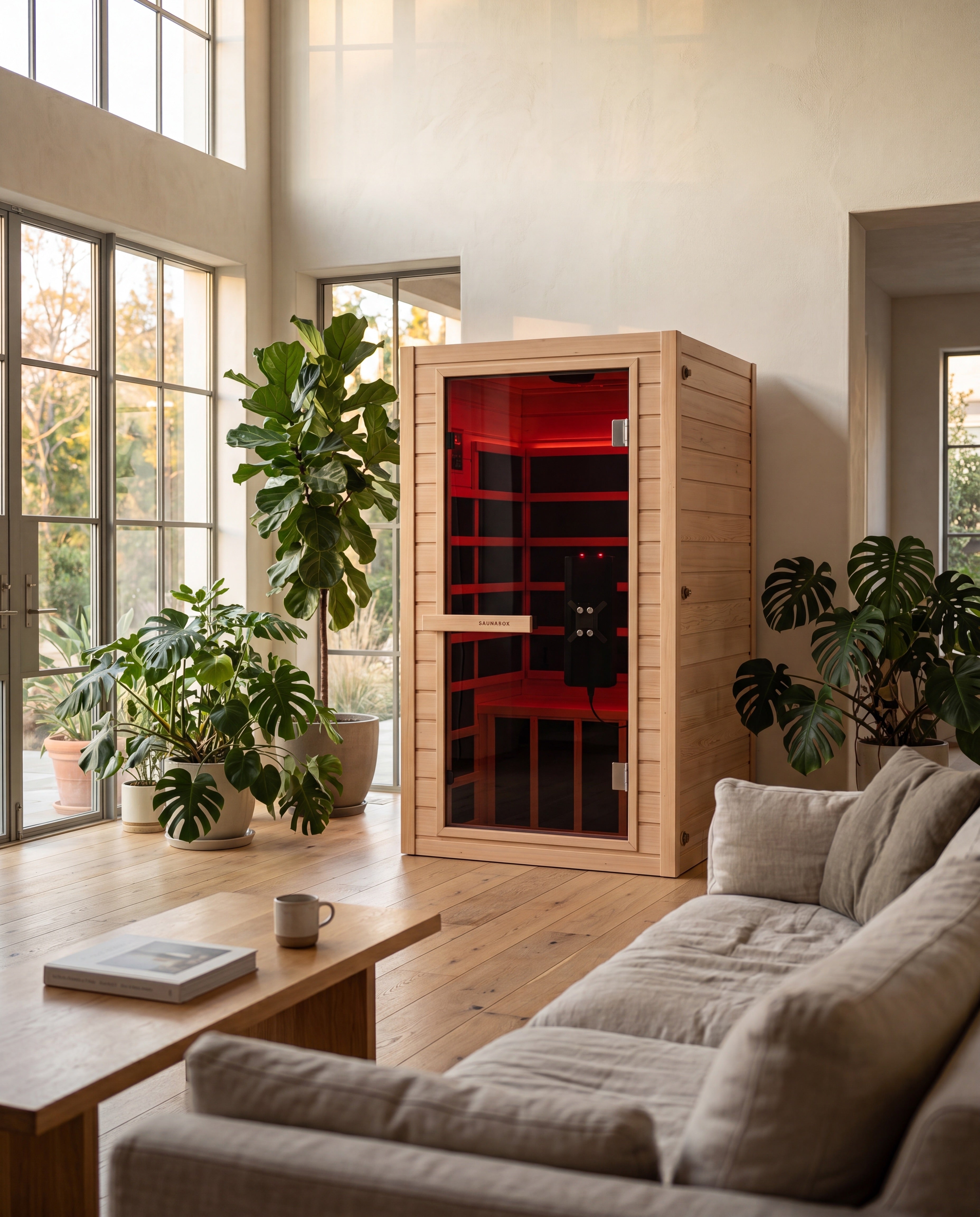 ® Solara: 1-Person Full Spectrum Infrared Sauna
