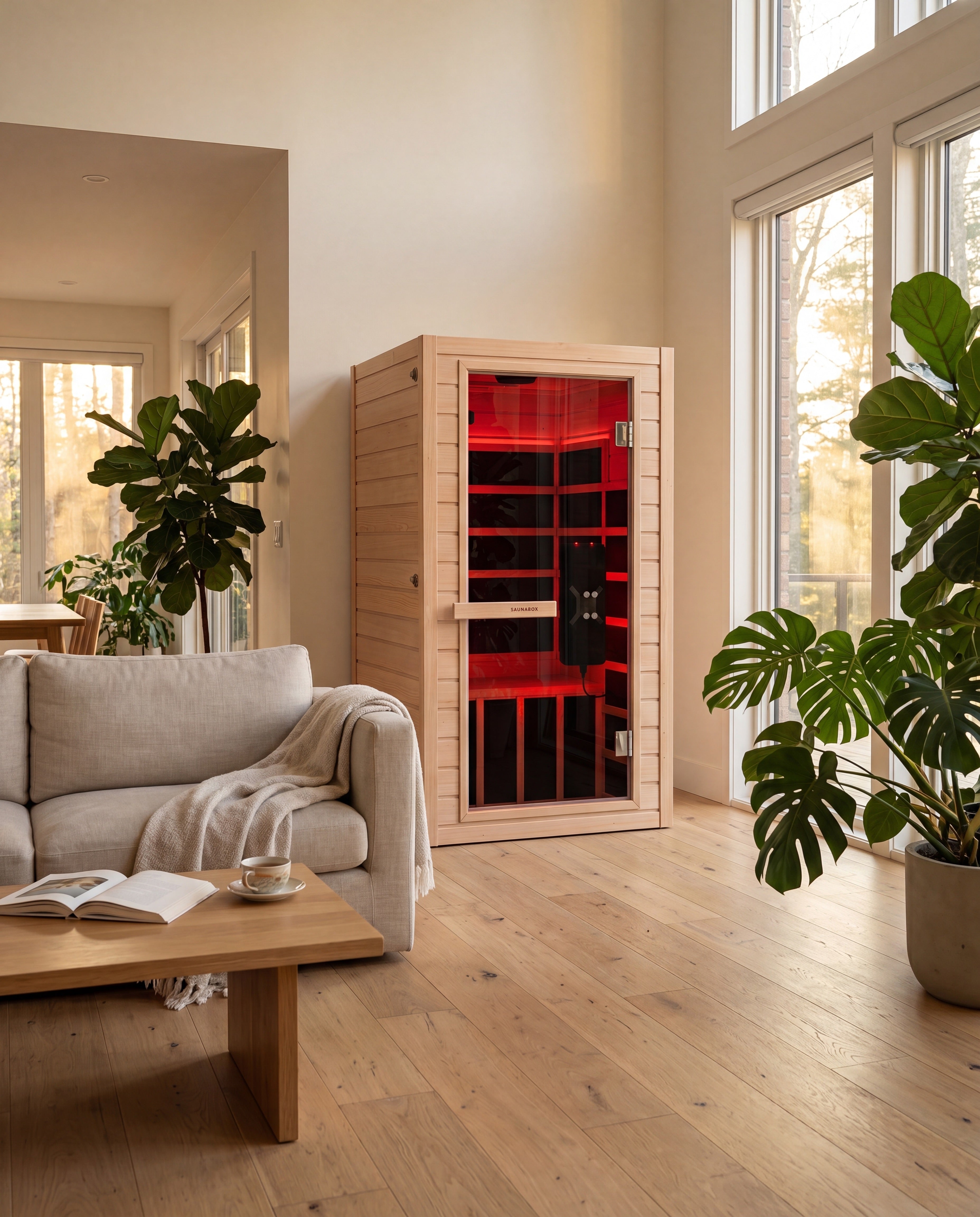 ® Solara: 1-Person Full Spectrum Infrared Sauna