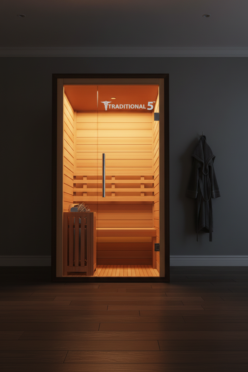 Medical Saunas Traditional 5, 2-Person Steam Sauna