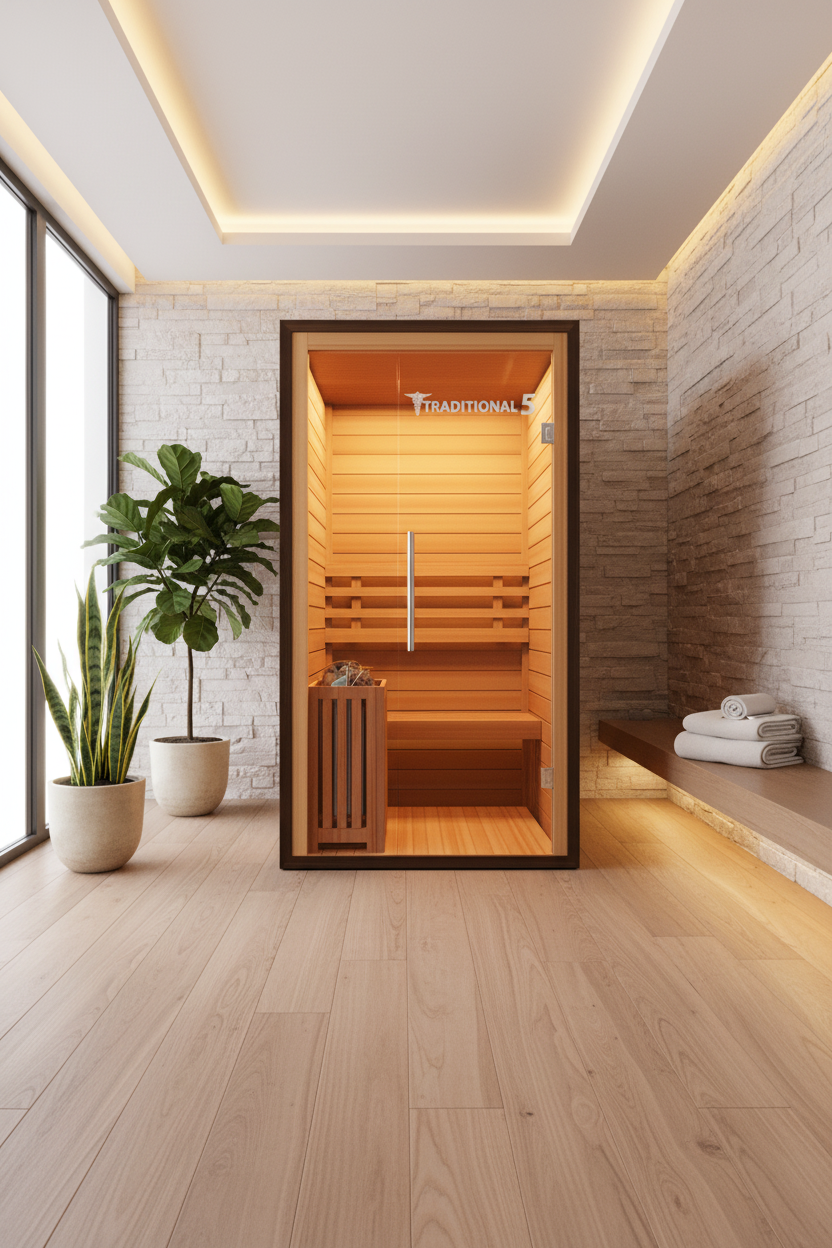 Medical Saunas Traditional 5, 2-Person Steam Sauna