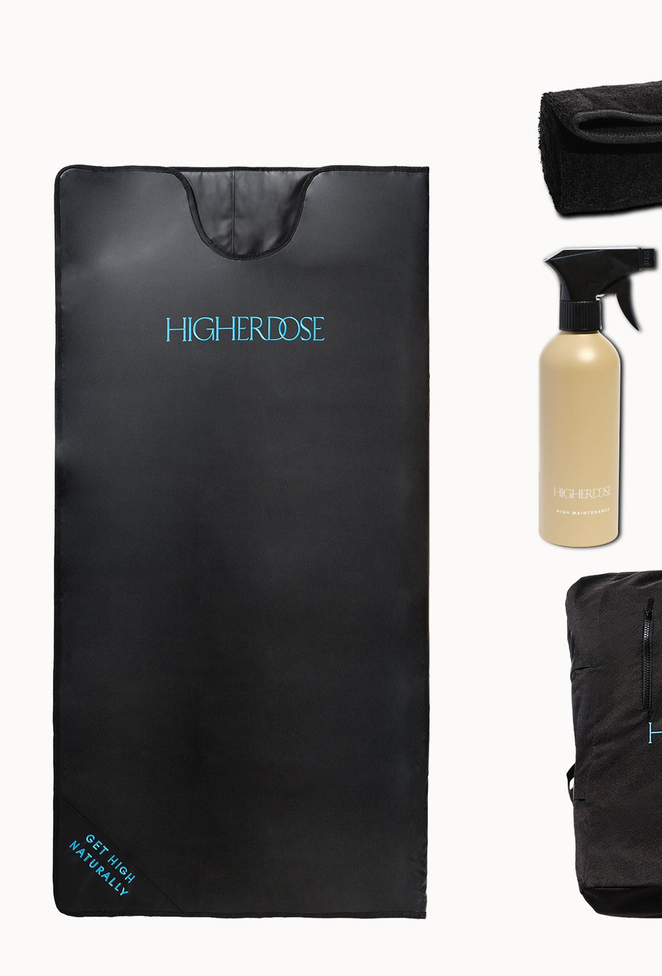 HigherDOSE Sauna Blanket Starter Kit — Blanket, Insert, Bag and Care Set