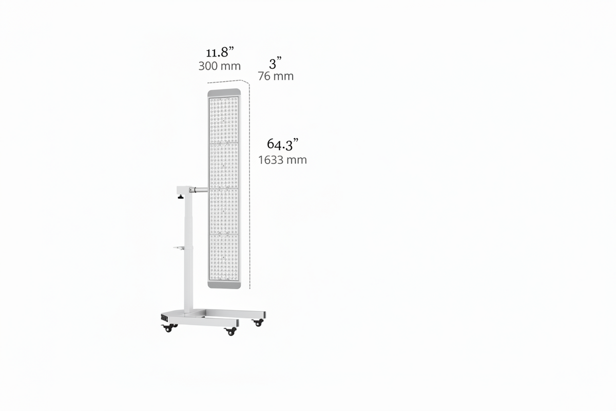 Helio Blaze, 6-Wavelength Full-Body Red Light Panel with Stand