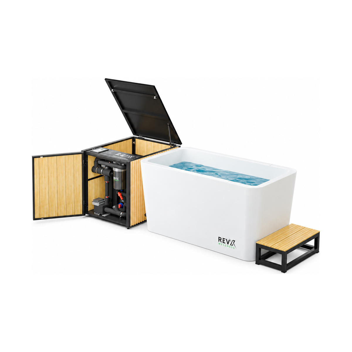 RevX X Tub, Acrylic Cold Plunge with LUX Chiller
