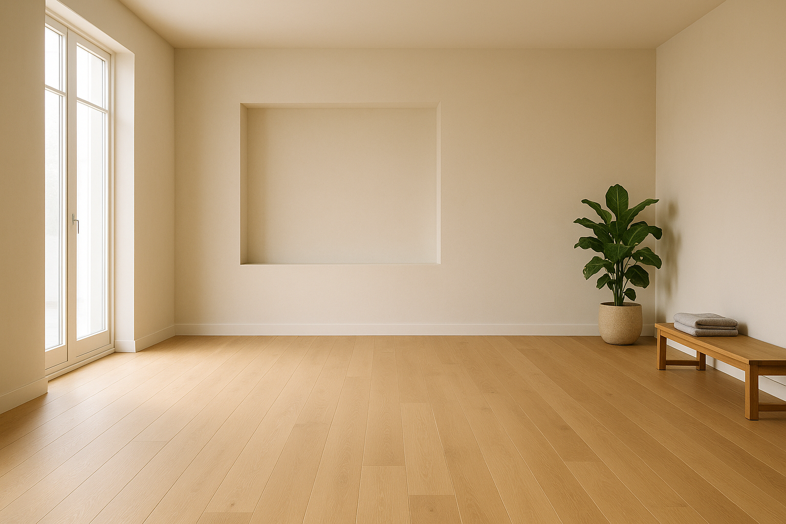 A calm modern home room