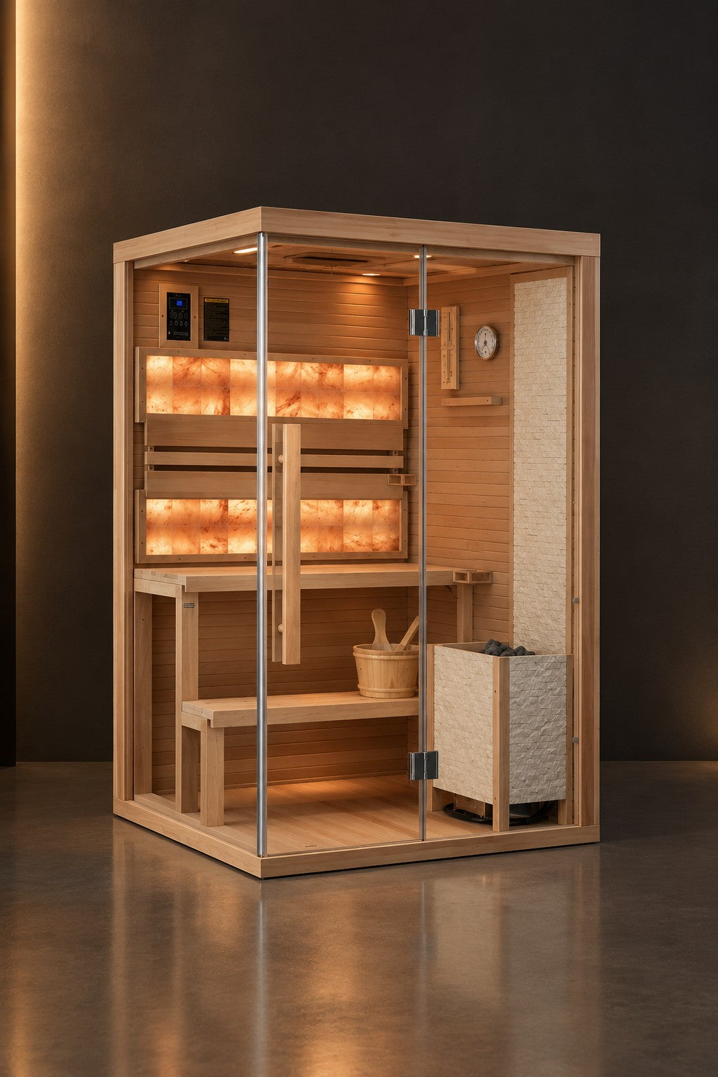 2-person traditional steam sauna