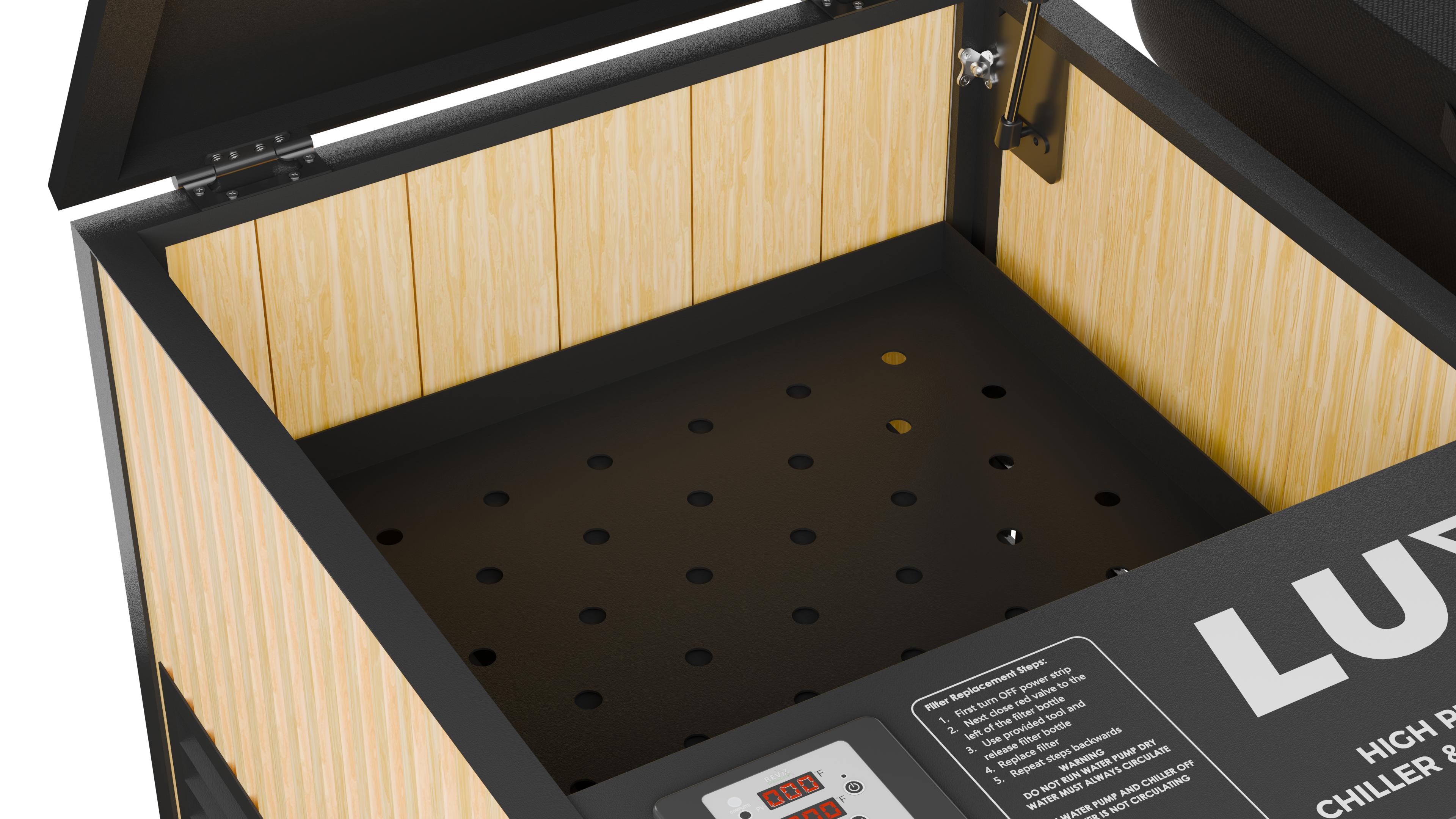 RevX X Tub — Acrylic Cold Plunge with LUX Chiller